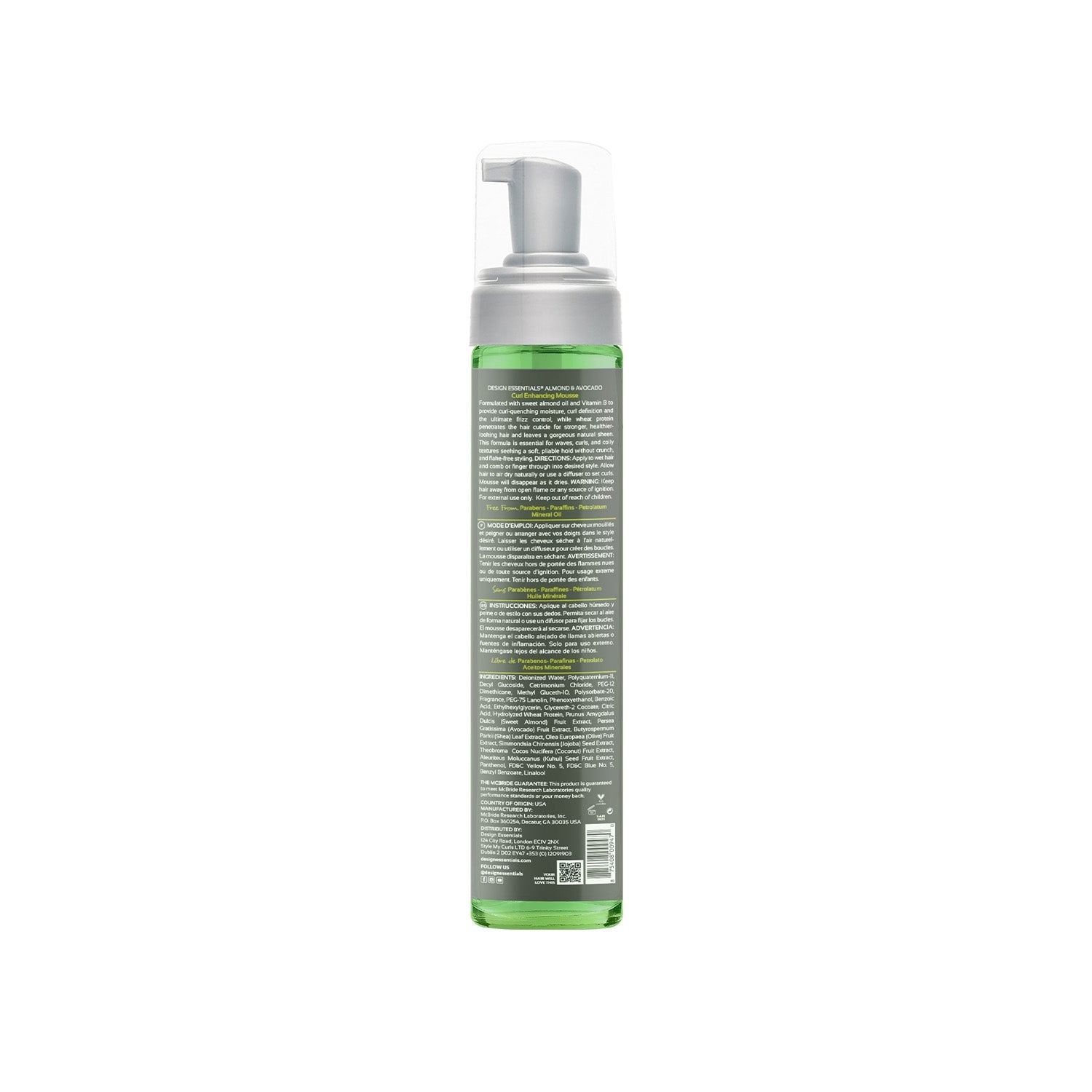 Almond & Avocado Curl Enhancing Mousse