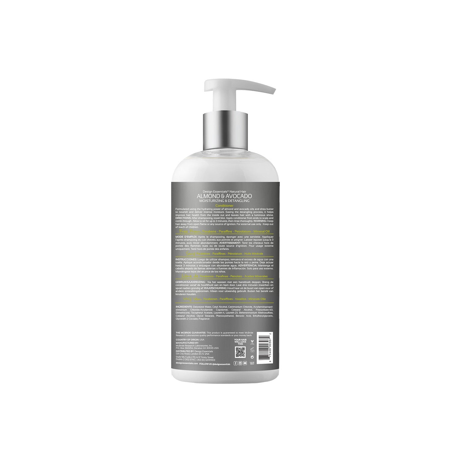 Almond & Avocado Moisturizing & Detangling Conditioner