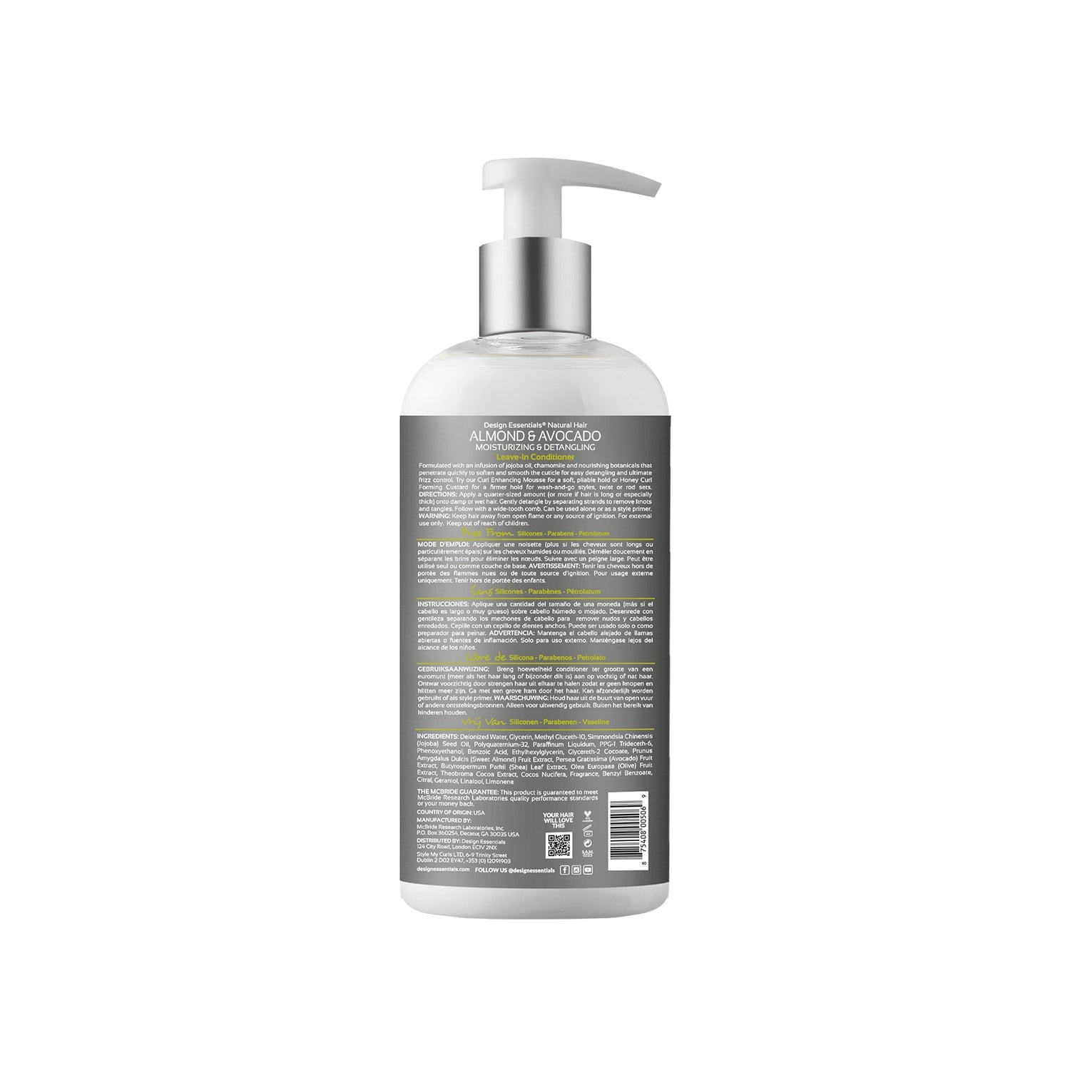 Almond & Avocado Moisturizing & Detangling Leave-In Conditioner