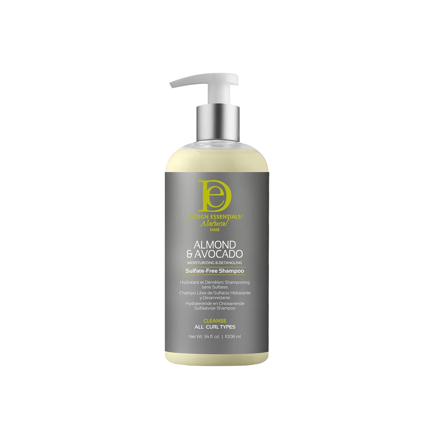 Almond & Avocado Moisturizing & Detangling Sulfate-Free Shampoo