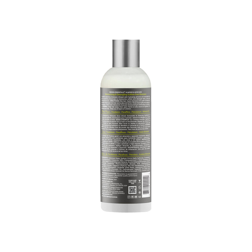 Almond & Avocado Moisturizing & Detangling Sulfate-Free Shampoo
