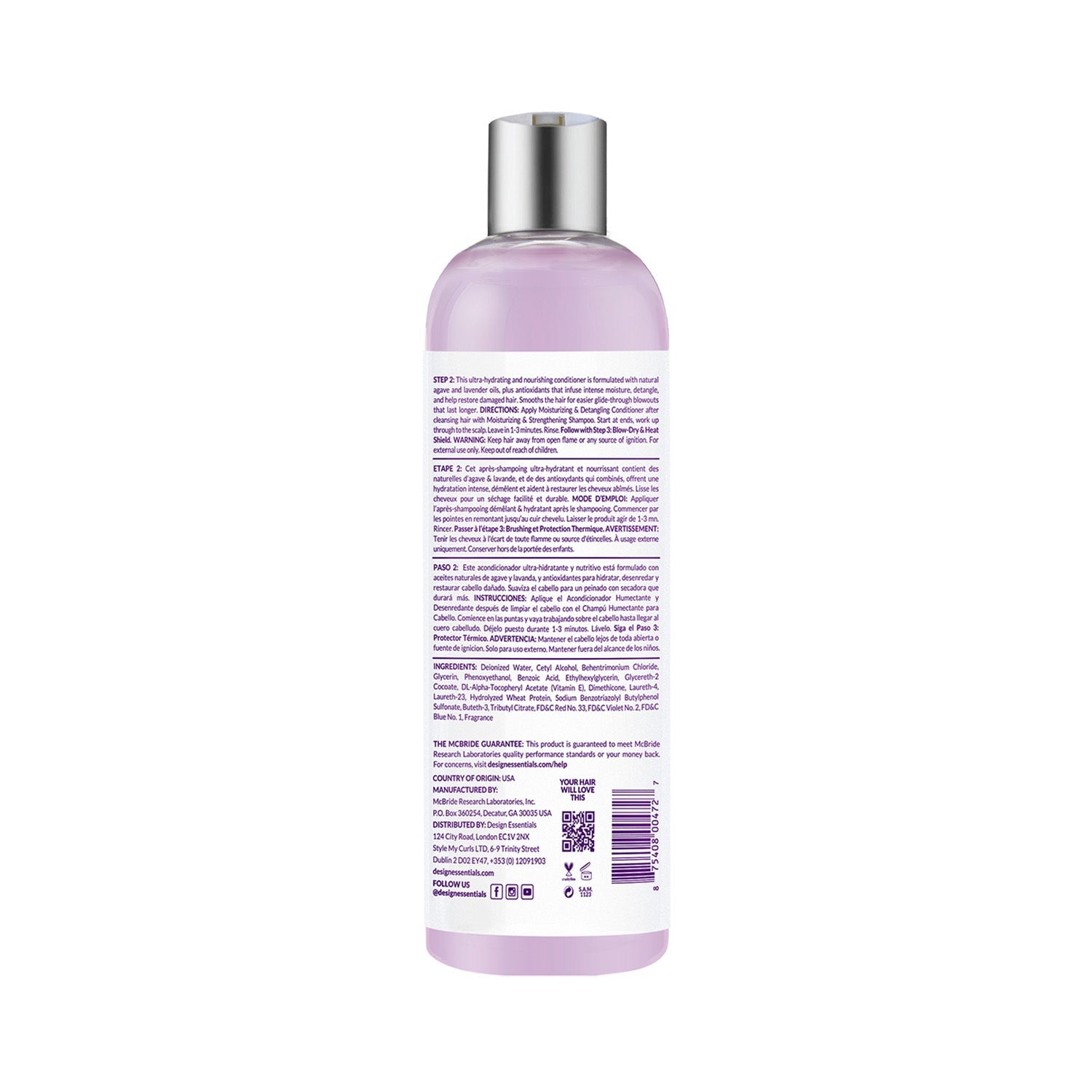 Agave & Lavender Moisturizing & Detangling Conditioner