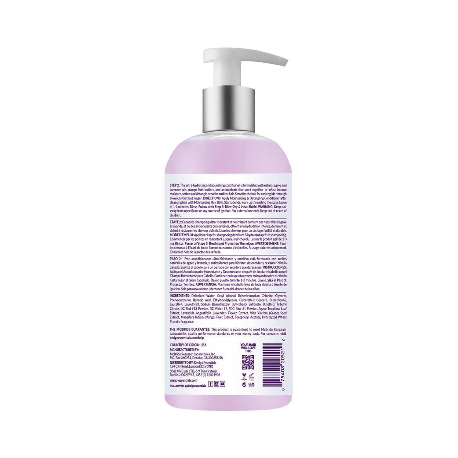 Agave & Lavender Moisturizing & Detangling Conditioner