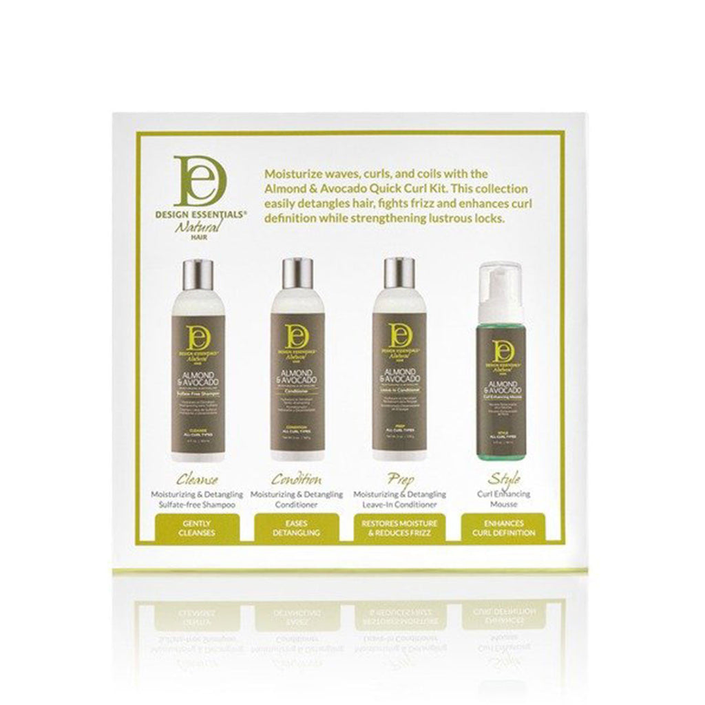 Almond & Avocado Quick Curl Kit